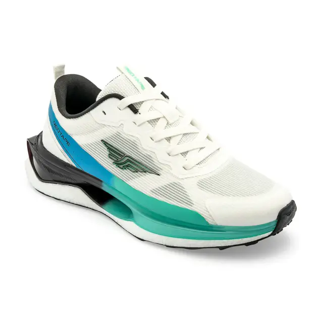 Men’s ETPU Athleisure Sports Shoes — White/Aqua