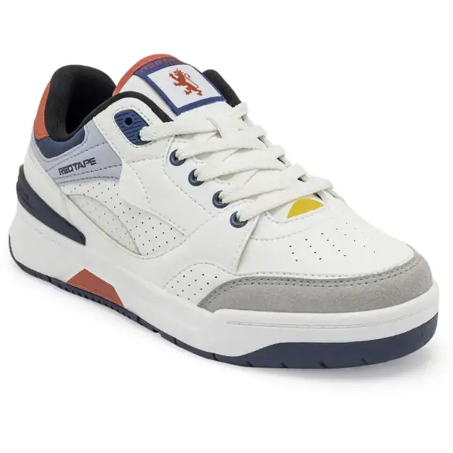 Lifestyle Sneakers for Men — White/Navy